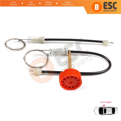 Window Regulator Repair Set Right Door for Honda S2000 AP1 AP2 1999-2009 72210-S2A-G02