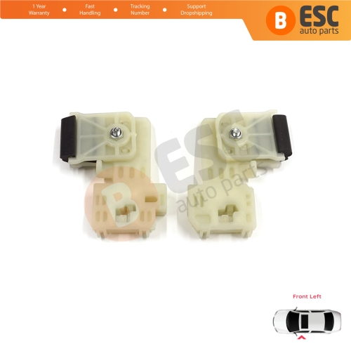 Window Regulator Repair Clips Front Left Door for Hyundai Elantra MK5 MD UD 2010-2016 4-Door Sedan 82471-3Y010