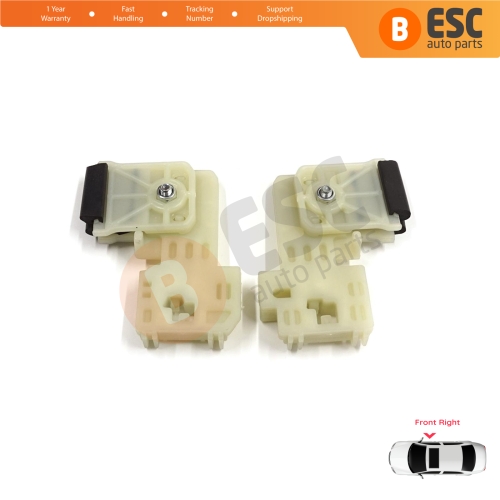 Window Regulator Repair Clips Front Right Door for Hyundai Elantra MK5 MD UD 2010-2016 4-Door Sedan 82481-3Y010