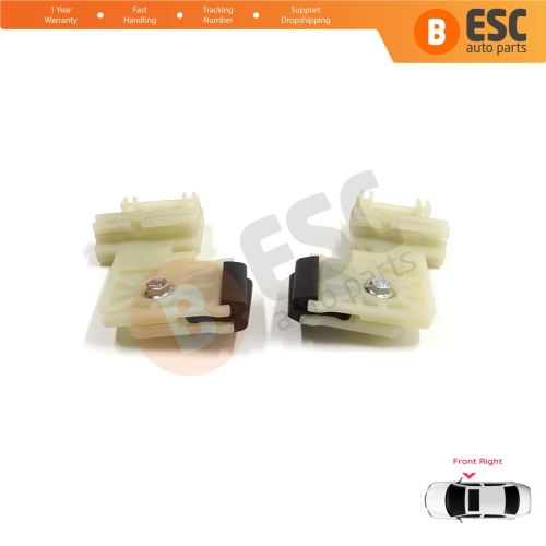 Window Regulator Repair Clips Front Right Door for Hyundai Elantra MK5 MD UD 2010-2016 4-Door Sedan 82481-3Y010