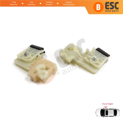 Window Regulator Repair Clips Front Right Door for Hyundai Elantra MK5 MD UD 2010-2016 4-Door Sedan 82481-3Y010