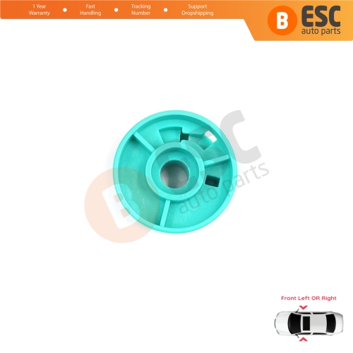 Window Regulator Repair Cable Roll Gear Reel Wheel Pulley Front Door for Fiat Ducato MK2 Peugeot Boxer Citroen Jumper Relay 230 244 1994-2006