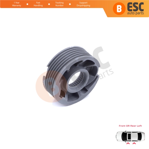 Window Regulator Repair Cable Roll Gear Reel Wheel Pulley Left for Range Rover L405 Sport L494 2013-2022