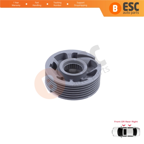Window Regulator Repair Cable Roll Gear Reel Wheel Pulley Right for Range Rover L405 Sport L494 2013-2022