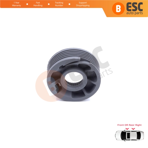 Window Regulator Repair Cable Roll Gear Reel Wheel Pulley Right for Range Rover L405 Sport L494 2013-2022