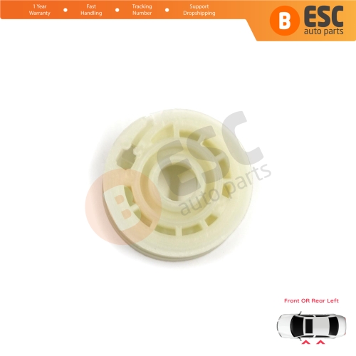 Window Regulator Repair Cable Roll Gear Reel Wheel Pulley Left for Hyundai Elantra MK5 MD UD MK6 AD ADA 2010-2022 4-Door