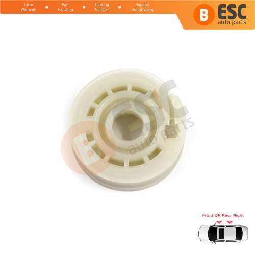 Window Regulator Repair Cable Roll Gear Reel Wheel Pulley Right for Hyundai Elantra MK5 MD UD MK6 AD ADA 2010-2022 4-Door