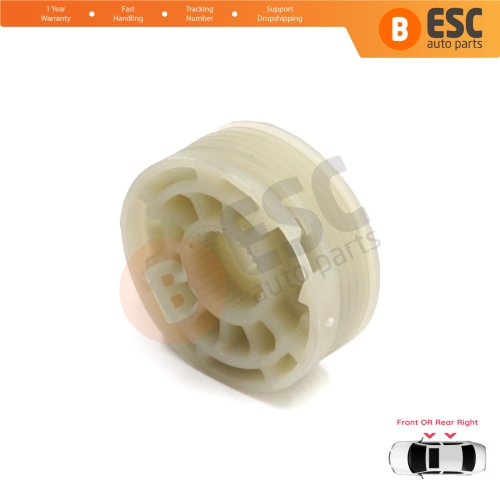 Window Regulator Repair Cable Roll Gear Reel Wheel Pulley Right for Hyundai Elantra MK5 MD UD MK6 AD ADA 2010-2022 4-Door
