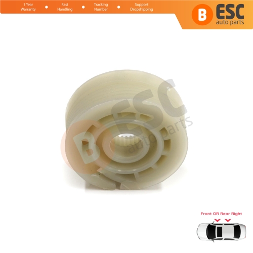 Window Regulator Repair Cable Roll Gear Reel Wheel Pulley Right for Hyundai Elantra MK5 MD UD MK6 AD ADA 2010-2022 4-Door