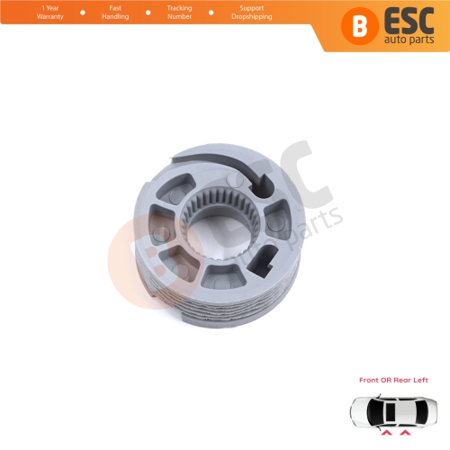 Window Regulator Repair Cable Roll Gear Reel Wheel Pulley Left Door for Land Rover Discovery MK5 L462 2017-On
