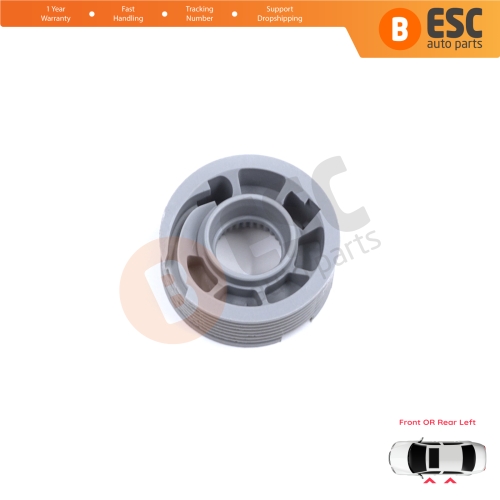 Window Regulator Repair Cable Roll Gear Reel Wheel Pulley Left Door for Land Rover Discovery MK5 L462 2017-On