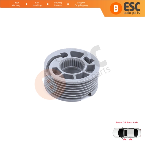 Window Regulator Repair Cable Roll Gear Reel Wheel Pulley Left Door for Land Rover Discovery MK5 L462 2017-On