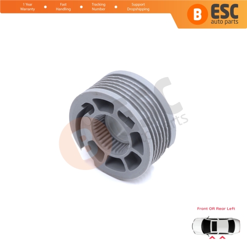 Window Regulator Repair Cable Roll Gear Reel Wheel Pulley Left Door for Land Rover Discovery MK5 L462 2017-On