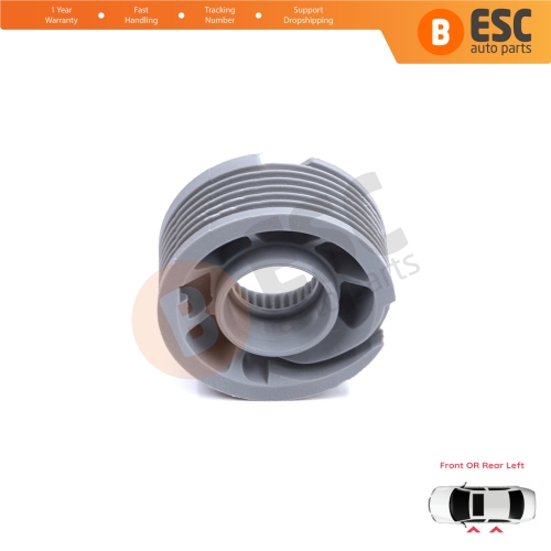 Window Regulator Repair Cable Roll Gear Reel Wheel Pulley Left Door for Land Rover Discovery MK5 L462 2017-On