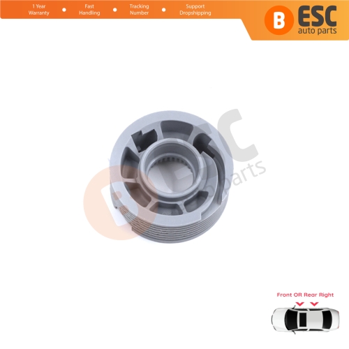 Window Regulator Repair Cable Roll Gear Reel Wheel Pulley Right Door for Land Rover Discovery MK5 L462 2017-On