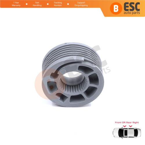 Window Regulator Repair Cable Roll Gear Reel Wheel Pulley Right Door for Land Rover Discovery MK5 L462 2017-On
