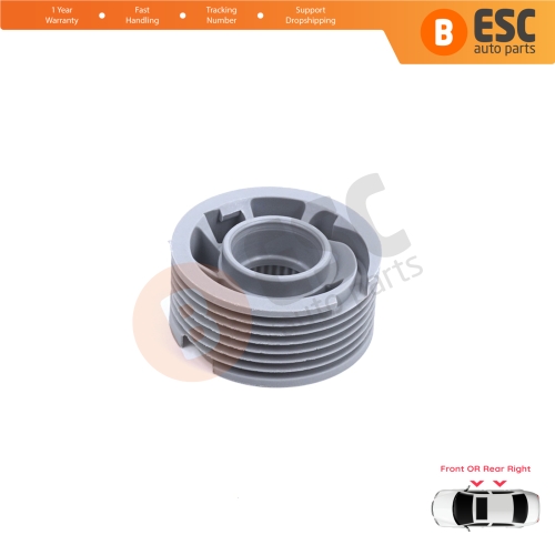 Window Regulator Repair Cable Roll Gear Reel Wheel Pulley Right Door for Land Rover Discovery MK5 L462 2017-On