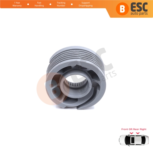 Window Regulator Repair Cable Roll Gear Reel Wheel Pulley Right Door for Land Rover Discovery MK5 L462 2017-On