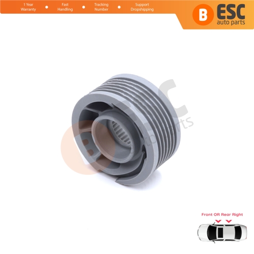 Window Regulator Repair Cable Roll Gear Reel Wheel Pulley Right Door for Land Rover Discovery MK5 L462 2017-On