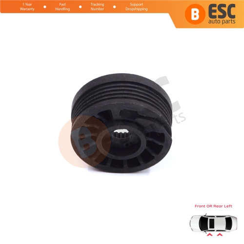 Window Regulator Repair Cable Roll Gear Reel Wheel Pulley Left Door for Citroen C-Elysee DD Peugeot 301 2012-On 9677416980