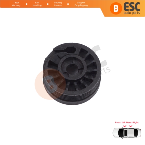 Window Regulator Repair Cable Roll Gear Reel Wheel Pulley Right Door for Citroen C-Elysee DD Peugeot 301 2012-On 9677416880