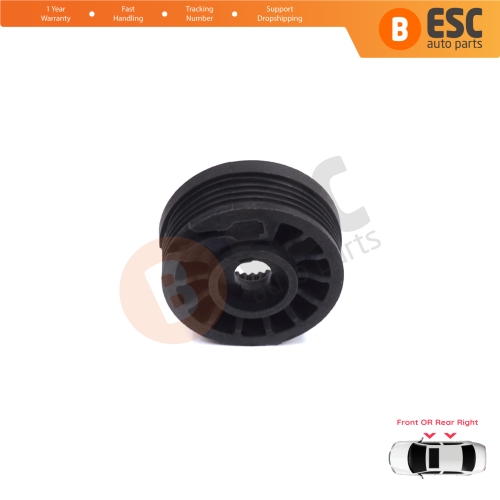 Window Regulator Repair Cable Roll Gear Reel Wheel Pulley Right Door for Citroen C-Elysee DD Peugeot 301 2012-On 9677416880