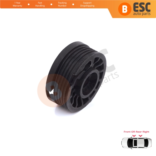 Window Regulator Repair Cable Roll Gear Reel Wheel Pulley Right Door for Citroen C-Elysee DD Peugeot 301 2012-On 9677416880