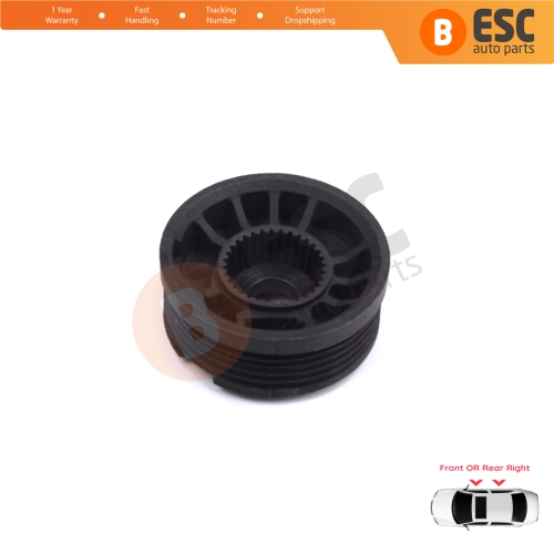 Window Regulator Repair Cable Roll Gear Reel Wheel Pulley Right Door for Citroen C-Elysee DD Peugeot 301 2012-On 9677416880