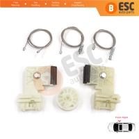 Window Regulator Repair Set Front Right for Hyundai Elantra MD Sonata YF 2010-2016 4-Door Sedan 82481-3Y010