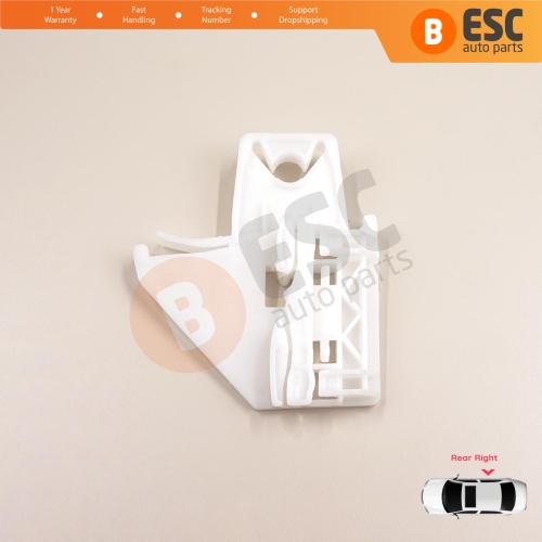 Power Window Regulator Repair Clips Rear Right for Skoda Octavia MK2 A5 1Z3 1Z5 2004-2013 4/5-Door 1Z0839656