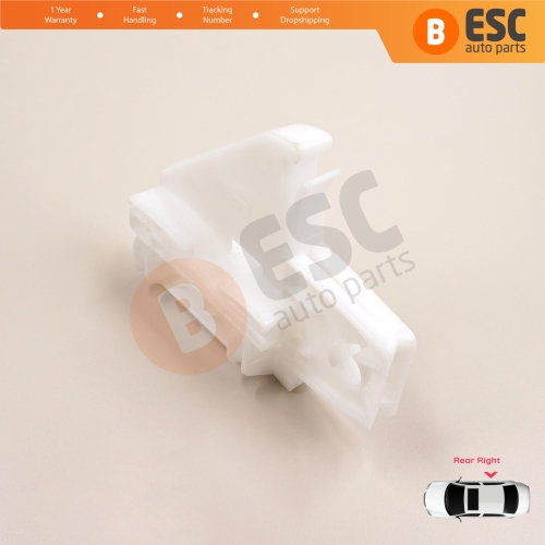 Power Window Regulator Repair Clips Rear Right for Skoda Octavia MK2 A5 1Z3 1Z5 2004-2013 4/5-Door 1Z0839656