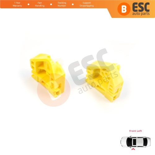 Window Regulator Repair Clips A+B Front Left for Renault Kangoo MK2 FW KW 2007-2021 Citan W415 807212230R