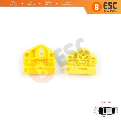 Window Regulator Repair Clips A+B Front Left for Renault Kangoo MK2 FW KW 2007-2021 Citan W415 807212230R