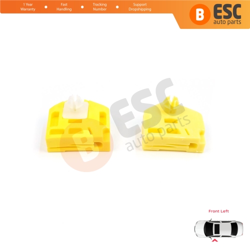 Window Regulator Repair Clips A+B Front Left for Renault Kangoo MK2 FW KW 2007-2021 Citan W415 807212230R