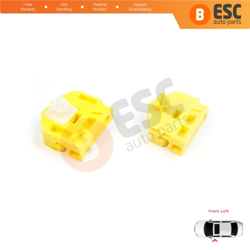 Window Regulator Repair Clips A+B Front Left for Renault Kangoo MK2 FW KW 2007-2021 Citan W415 807212230R
