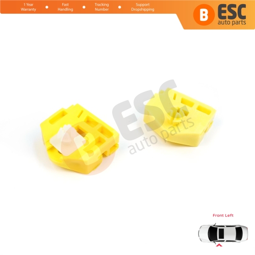 Window Regulator Repair Clips A+B Front Left for Renault Kangoo MK2 FW KW 2007-2021 Citan W415 807212230R