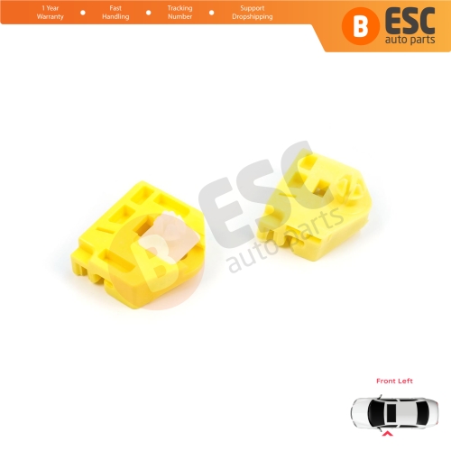 Window Regulator Repair Clips A+B Front Left for Renault Kangoo MK2 FW KW 2007-2021 Citan W415 807212230R