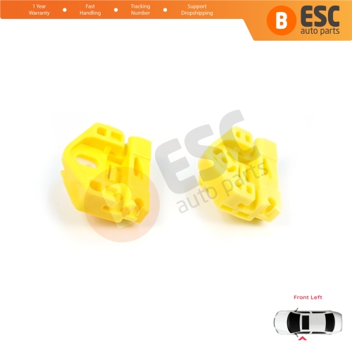 Window Regulator Repair Clips A+B Front Left for Renault Kangoo MK2 FW KW 2007-2021 Citan W415 807212230R
