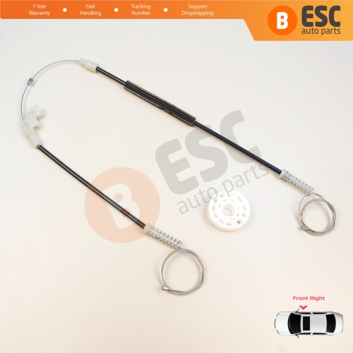 Window Regulator Repair Set Front Right for Mitsubishi Carisma DA 1995-2006 4/5 Door MR912460