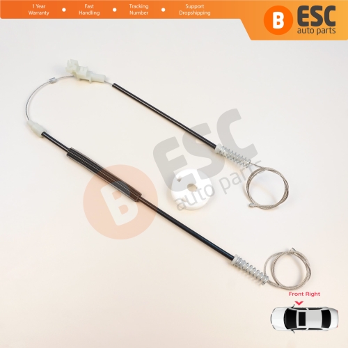 Window Regulator Repair Set Front Right for Mitsubishi Carisma DA 1995-2006 4/5 Door MR912460