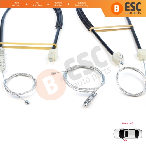 Window Regulator Repair Set Front Left Door for BMW 3 Series F30 F31 F35 F80 M3 2012-2019 51337281885