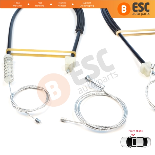 Window Regulator Repair Set Front Right Door for BMW 3 Series F30 F31 F35 F80 M3 2012-2019 51337281886