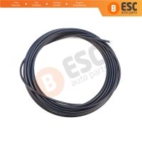 10 Meters Steel Cable Rope Wire Sound Isolation Protection Hose Inner Diameter 1.2 mm Outer Dia 4 mm for Universal Many Car Auto Motorcycle Models