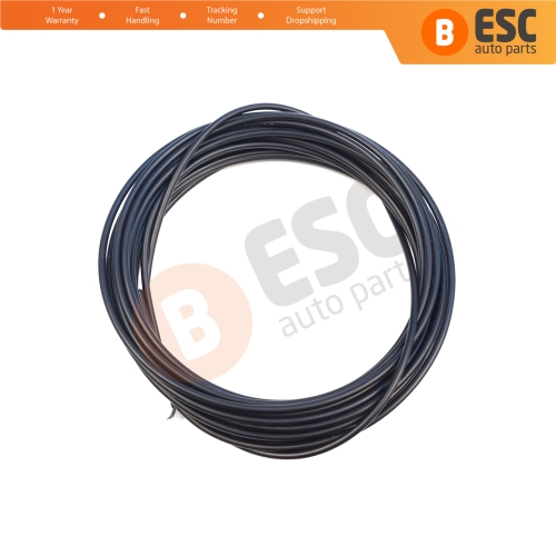 10 Meters Steel Cable Rope Wire Sound Isolation Protection Hose Inner Diameter 1.2 mm Outer Dia 4 mm for Universal Many Car Auto Motorcycle Models