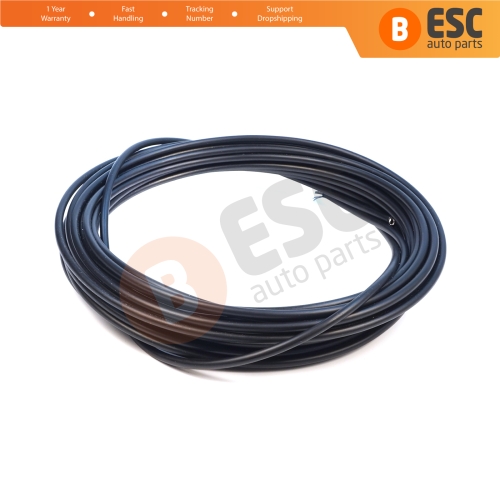10 Meters Steel Cable Rope Wire Sound Isolation Protection Hose Inner Diameter 1.2 mm Outer Dia 4 mm for Universal Many Car Auto Motorcycle Models