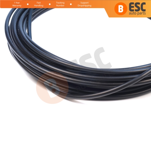 10 Meters Steel Cable Rope Wire Sound Isolation Protection Hose Inner Diameter 1.2 mm Outer Dia 4 mm for Universal Many Car Auto Motorcycle Models