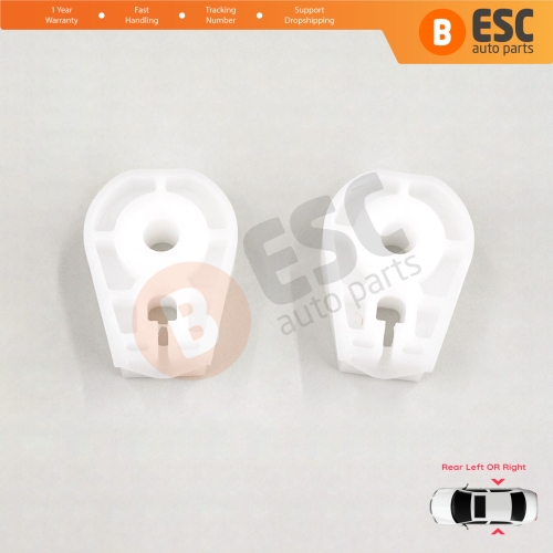 2 Pieces Window Regulator Clips Rear Left OR Right for Renault Megane MK2 EM0/1 2002-2009 CC Cabriolet Convertible