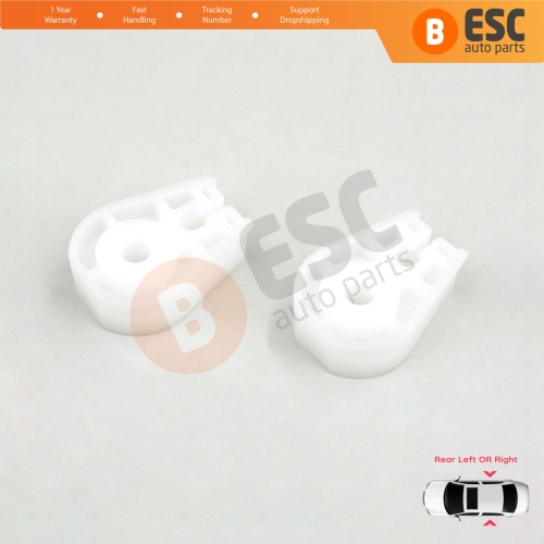 2 Pieces Window Regulator Clips Rear Left OR Right for Renault Megane MK2 EM0/1 2002-2009 CC Cabriolet Convertible