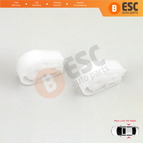 2 Pieces Window Regulator Clips Rear Left OR Right for Renault Megane MK2 EM0/1 2002-2009 CC Cabriolet Convertible