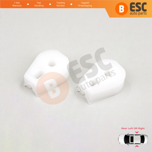 2 Pieces Window Regulator Clips Rear Left OR Right for Renault Megane MK2 EM0/1 2002-2009 CC Cabriolet Convertible